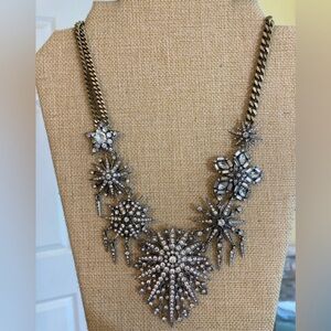 Chloe + Isabel Starburst Rays of Jeweled Bling‎ Statement Necklace Brilliance